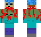 zombie carrying bloody head
