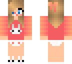 baby girl with bunny onsie edit baby hair