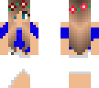 blue beach girl
