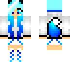blue girl