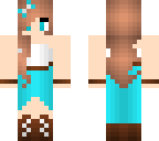 blue long dress