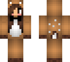 deer girl with bowtie