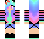 neon cat girl