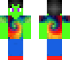 now he's green