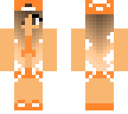 orange hat girl