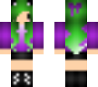 purple hoodie girl