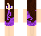 purple swimsuit