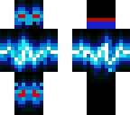 red and blue hacker