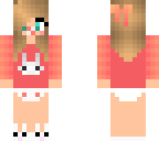 baby girl with bunny onesie edit baby hair 3d