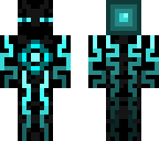 blue robot enderman