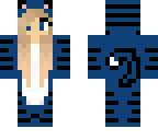 blue tiger girl