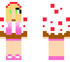 cake girl with hoodie