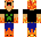 flaming guy