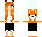 fox girl with hoodie