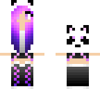 panda fox girl