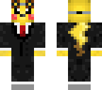 picachu in suit