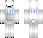 polar bear with scarf