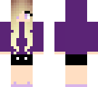purple hoodie girl
