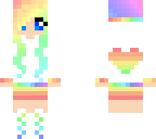 rainbow girl
