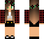 red fall girl
