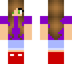 teen girl purple shirt rubber boots
