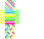 the colorful patteren