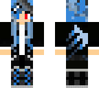 vampire girl blue
