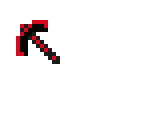 blood diamond infused obsidian pickaxe