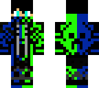 blue and green creeper