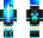 blue girl