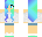 blue girl