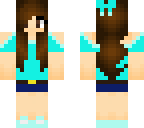 blue girl cutie