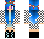 blue hair
