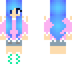 blue hair girl