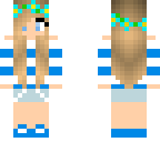 blue summer girl