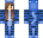 blue tiger girl