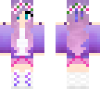 cute purple girl