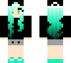 edited mint girl