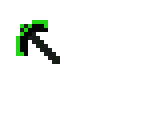 emerald reinforced obsidian pickaxe