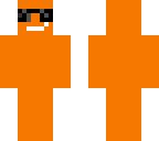 orange man with sunglasses