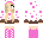 pink cake girl