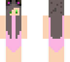 pink swimsuit