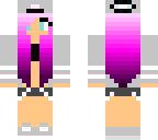 purple hair grey