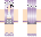 purple haired girl