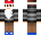 teen with santa hat and beard