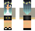 tomboy with short bluehair