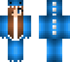 blue dino girl edit