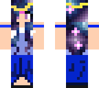 blue galaxy princess