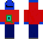 blue man