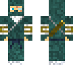 blue ninja suit
